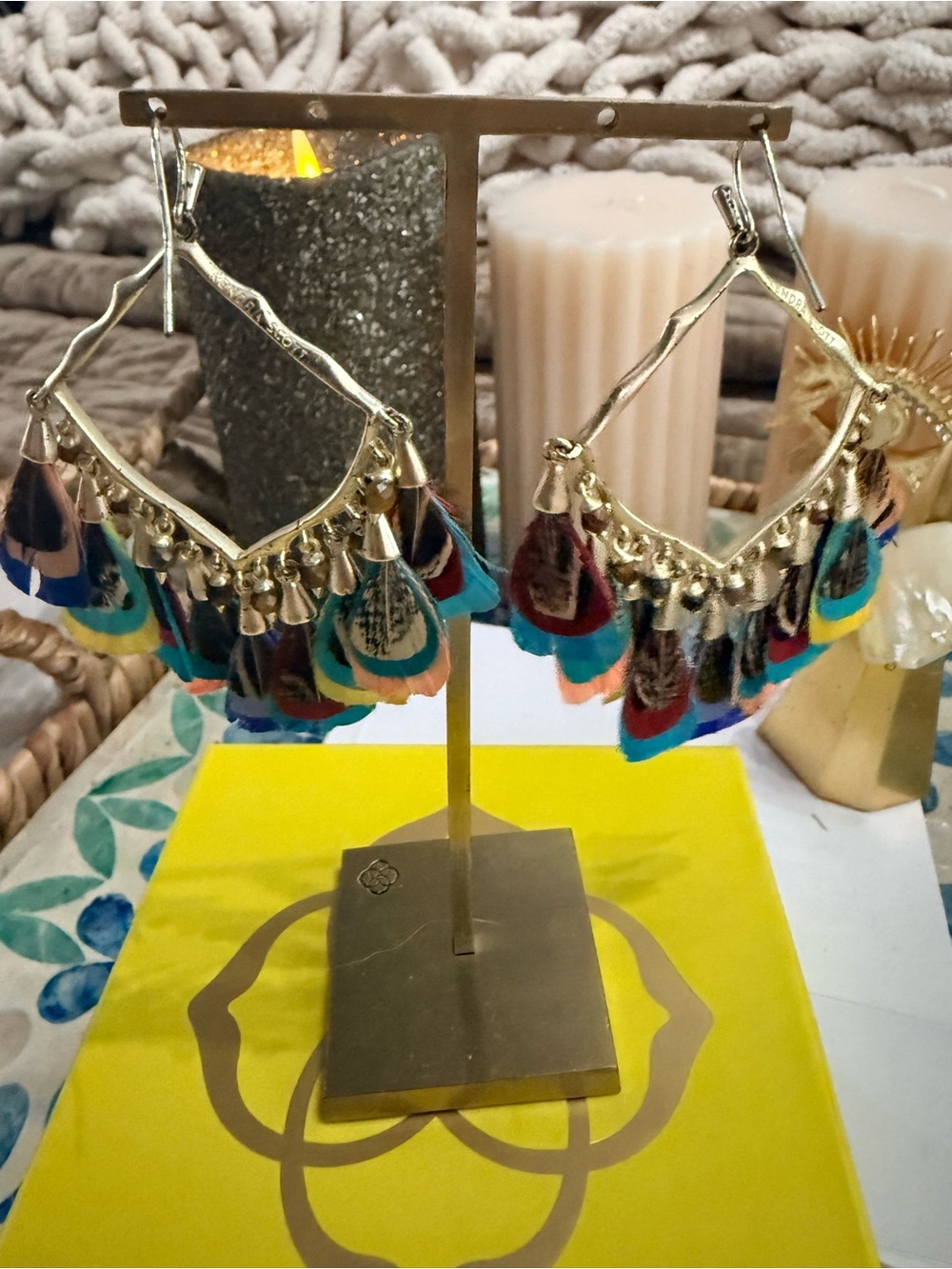 Kendra Scott Raven Drop Earrings - Picture 4 of 6